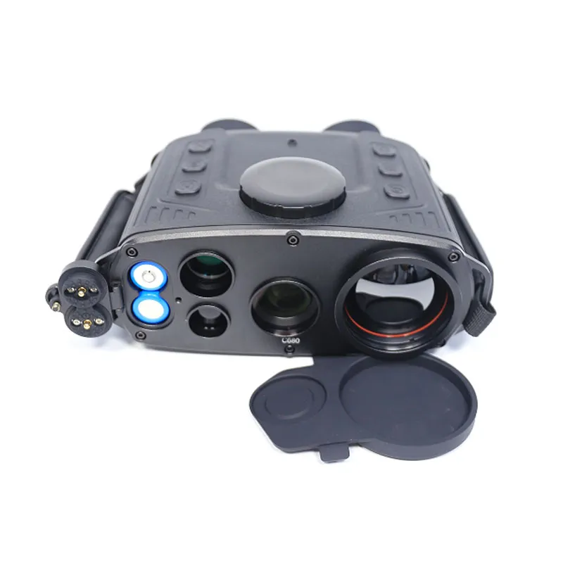 Re680 Versión de rango Binocular Fusion Cámara térmica infrarroja Láser Punto de